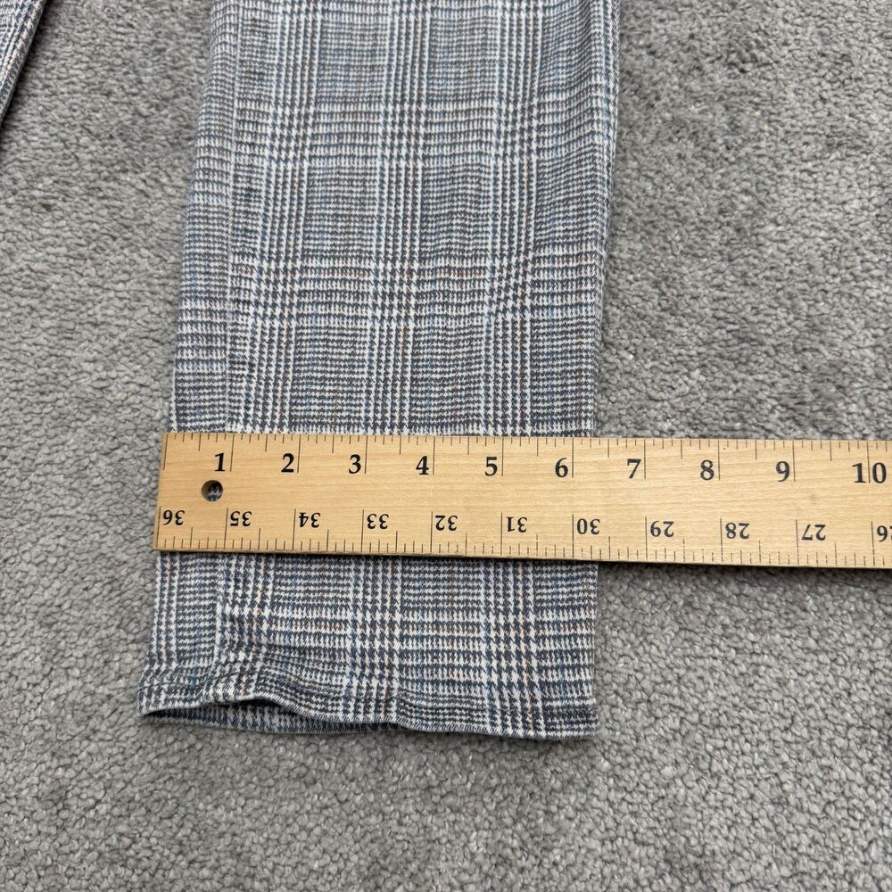 Madewell Stovepipe Ankle Jeans Womens 27 Glen Plaid Gray Straight Leg High Rise - Picture 14 of 16